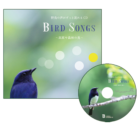 野鳥の声がずっと流れるＣＤ「BIRD SONGS」～高原や森林の鳥～
