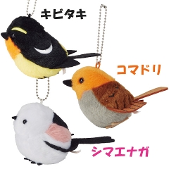 日本野鳥の会 バードショップオンライン Wild Bird リビング キッチン ファッション ぬいぐるみストラップ 5種