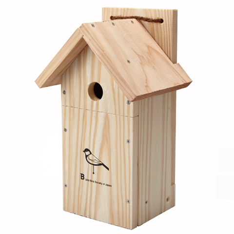 日本野鳥の会 バードショップオンライン Wild Bird 巣箱 シジュウカラ用巣箱 組立キット